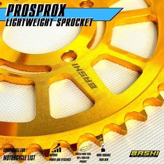 Gear belakang BASHI PROSPROX 428 lighweight rear sprocket racing ringan universal suzuki satria fu smash satria 2tak