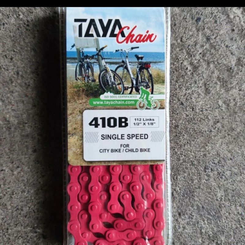 Rantai Sepeda 112L Taya Merah