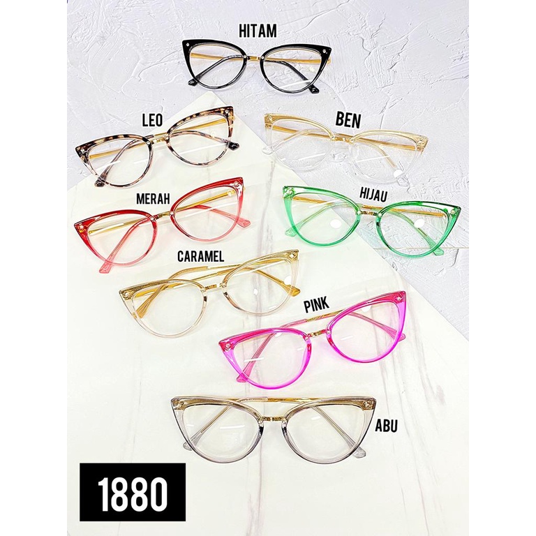 Kacamata Frame Wanita Model Mata Kucing