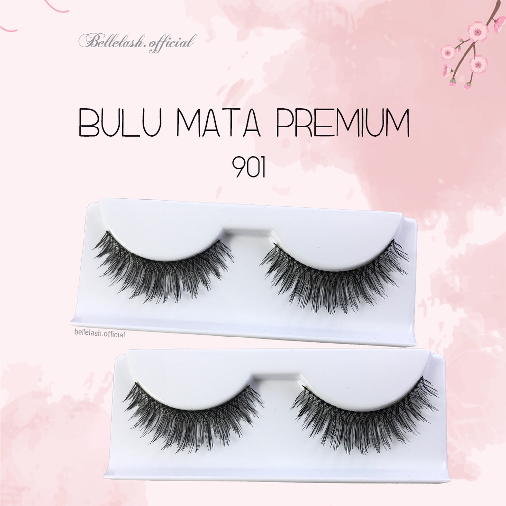 901 Bulu Mata Palsu Handmade Natural False Eyelash Eye Lashes Premium Series