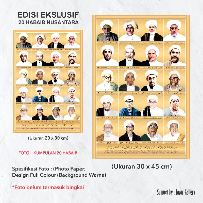 FOTO 20 HABAIB NUSANTARA (EDISI EKSLUSIF) - Menambah Kecintaan kepada Habaib