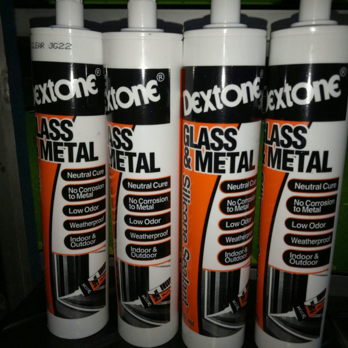 Jual Lem Sealant Dextone Neutral Netral Utk Kaca Dan Besi Warna Clear