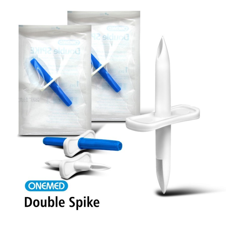 DOUBLE SPIKE Infusion / Alat untuk Cairan infus 7cm ONEMED