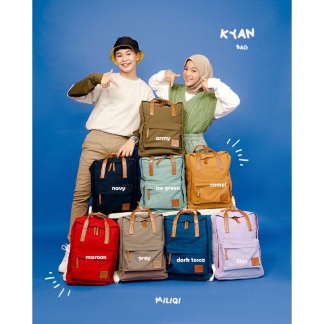 Kyan Bag, Tas Ransel, Tas Ransel Miliqi. Tas Ransel Hody