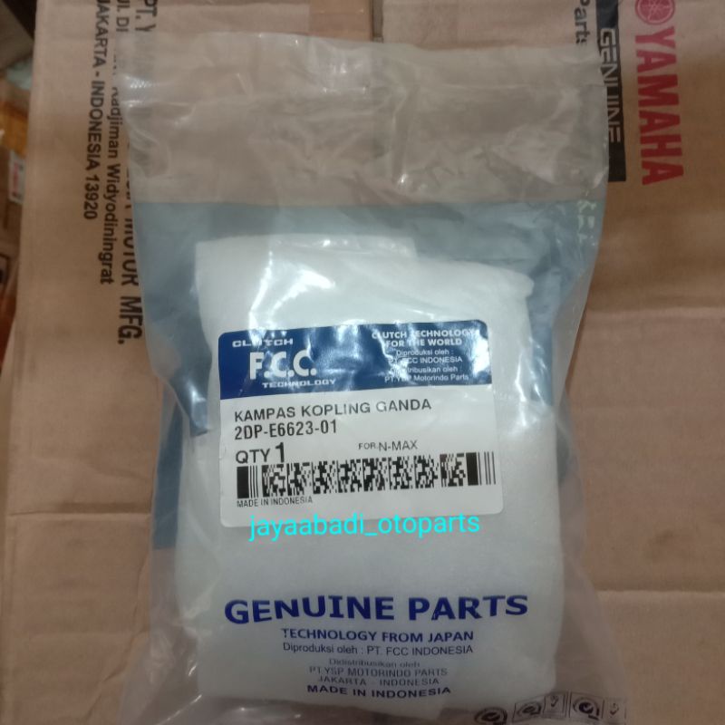 kampas ganda n-max nmax fcc biru