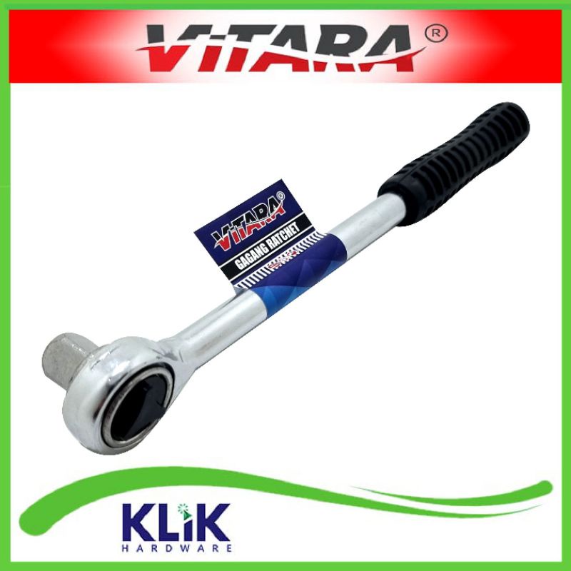 Vitara Gagang Ratchet Stang Kunci Shock Sock Rachet 1/2 Inch Sok Gagang Karet