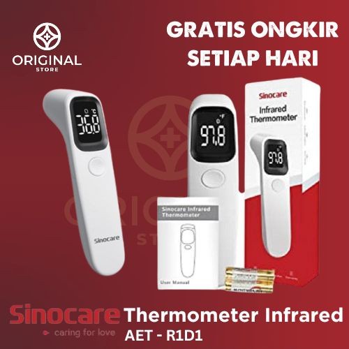 Alat Pengukur Suhu Tubuh Digital Sinocare  / Thermometer Digital Sinocare Infrared AET-R1D1