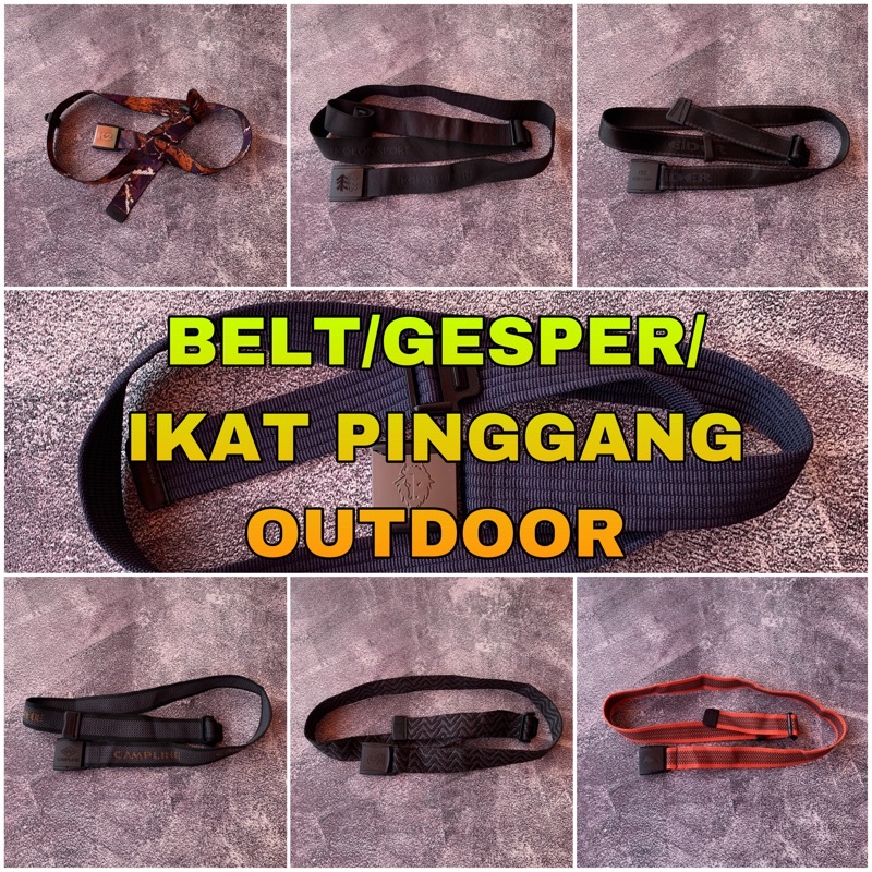 Belt Outdoor / Ikat Pinggang / Gesper Sabuk Outdoor