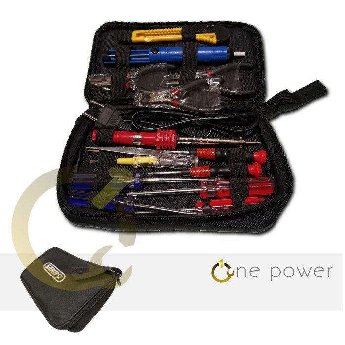 Soldering Kit Toolkit Set Elektronik Alat Service Solder Set 14 Pcs