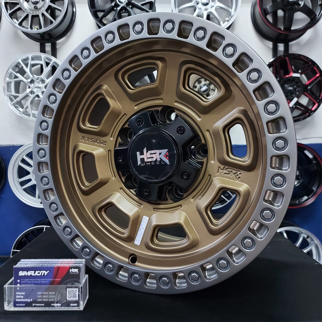 Velg Mobil R15 XTS02 R15 Pajero Fortuner Hilux Everest Simplicity Medan