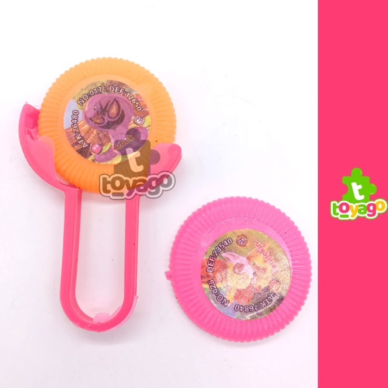 Tazos Lembaran/Piring Terbang Pencet PH Isi 25pcs Grosir Murah