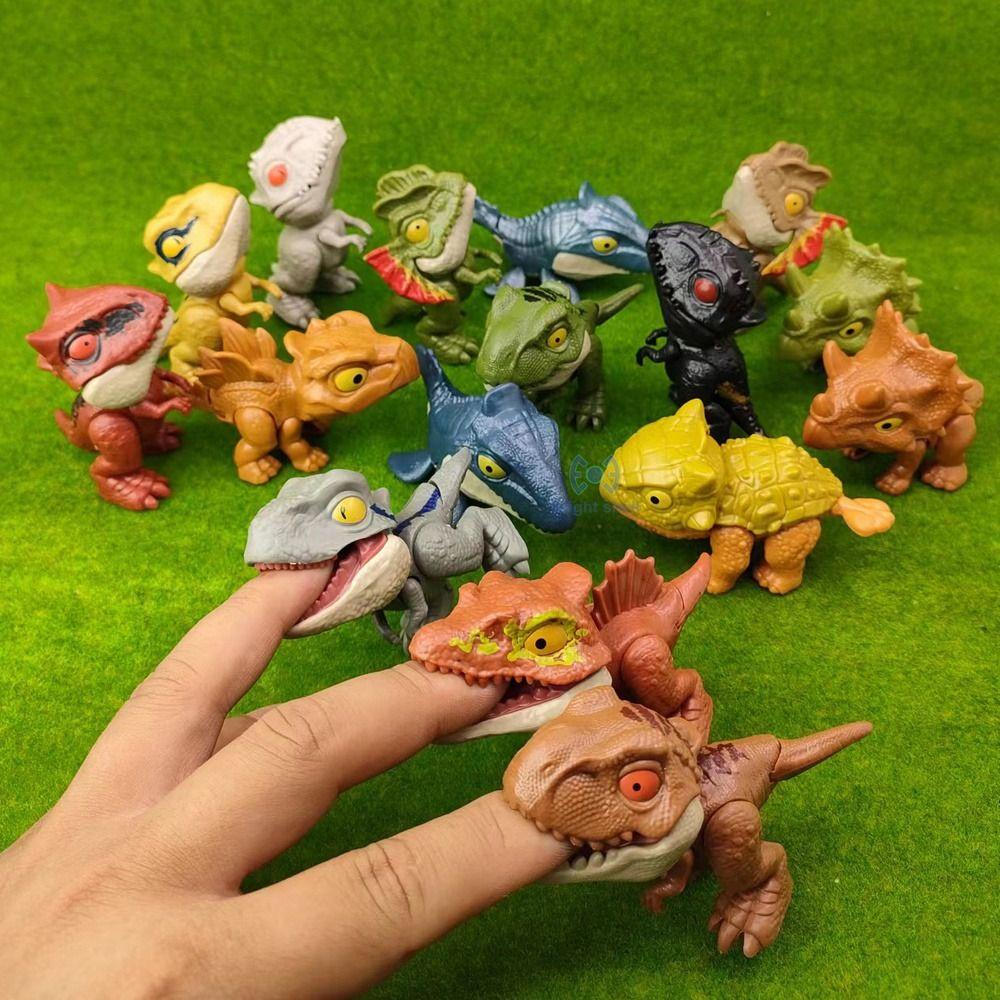 Nickolas1 Mainan Dinosaurus Kreatif Tricky Novelty Simulasi Permainan Keluarga Mainan Anak Sendi Bergerak Mainan Model Permainan Dinosaurus Edukasi