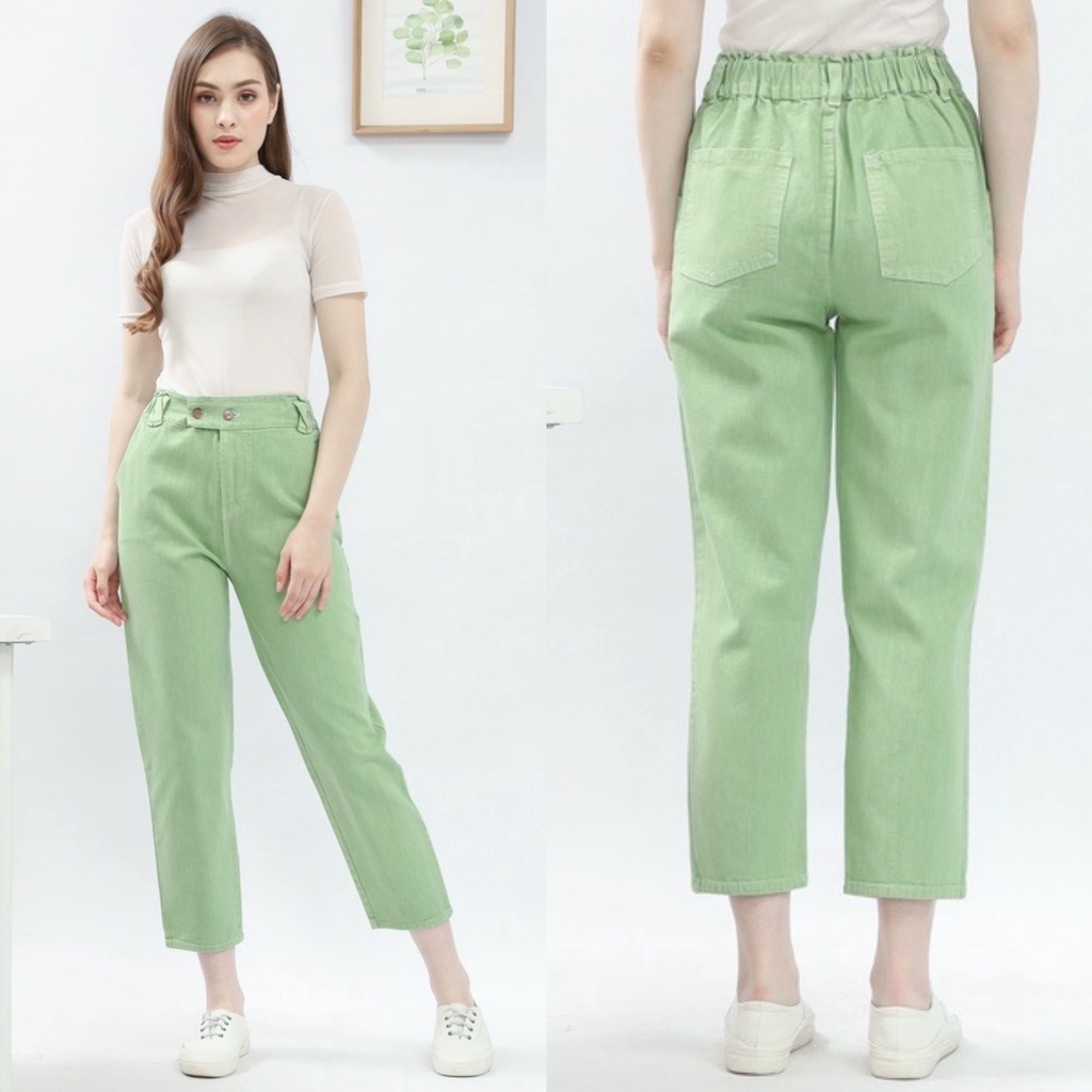 POPPY &amp; LOLLY BOYFRIEND JEANS/ KOREAN JEANS TALI SILANG