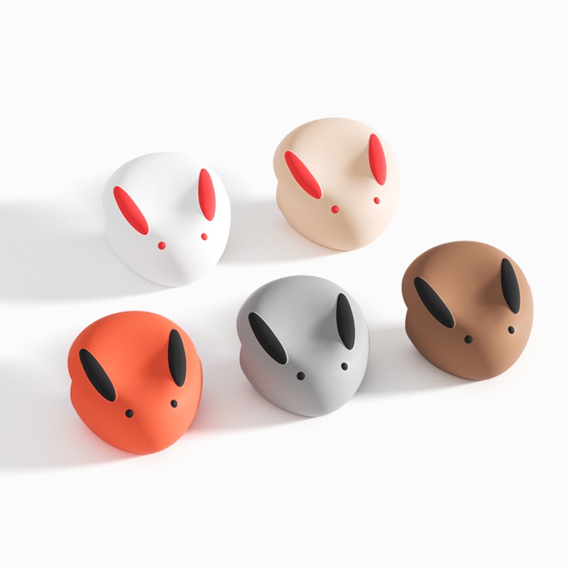 1 PCS Silicone Rabbit Bumper Pinggiran Tepi Sudut ujung tembok lantai Transparan Meja Pengaman Siku Sudut Meja Penahan Benturan Bayi Edge Corner Guard Protector Lucu  Kotak Elegan