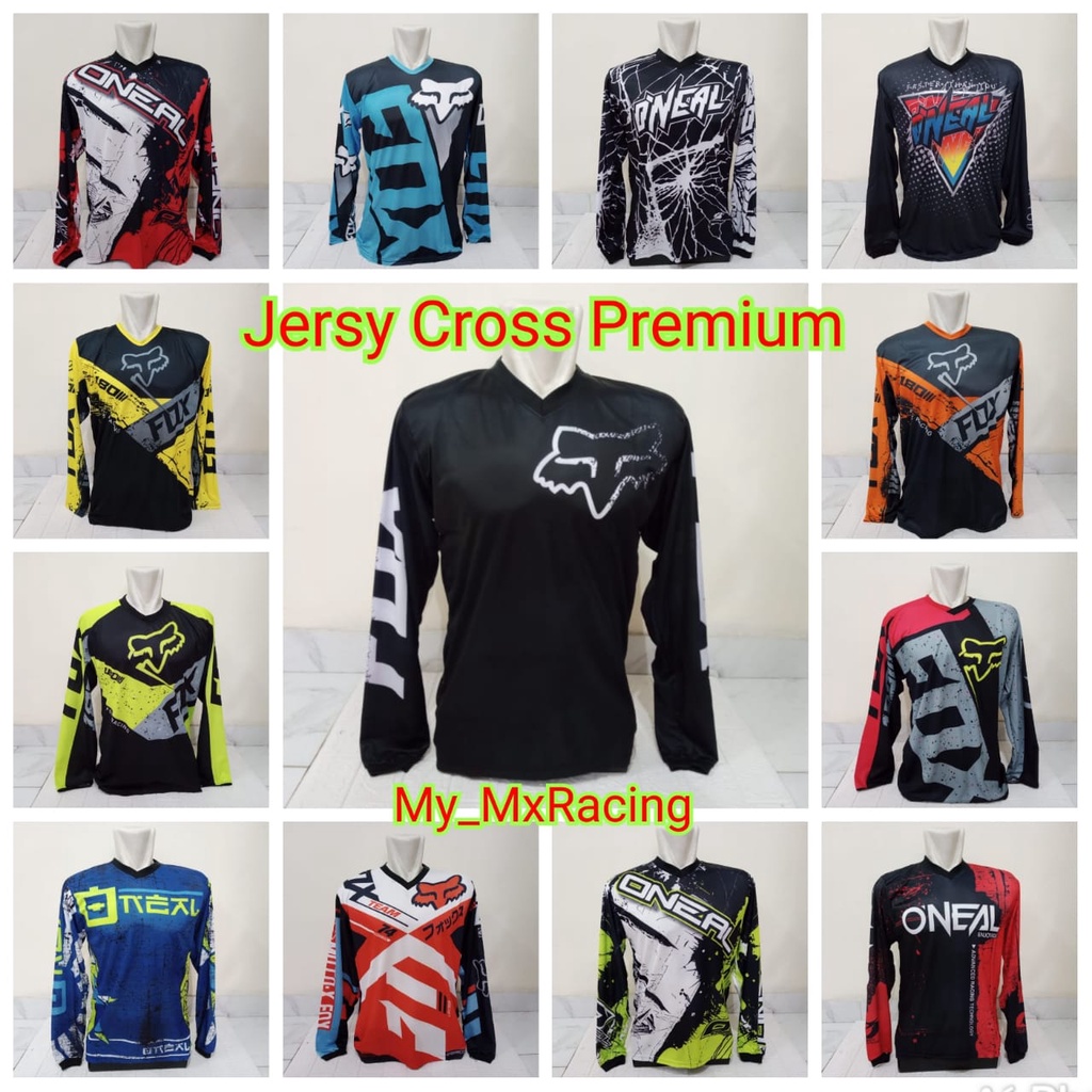 JERSY TRAIL CROSS JERSEY FULLPRINT KUALITAS PREMIUM BAJU CROSS OFFROAD JERSY SEPEDA PREMIUM BAJU TRAIL ADVENTURE ONEAL BIRU