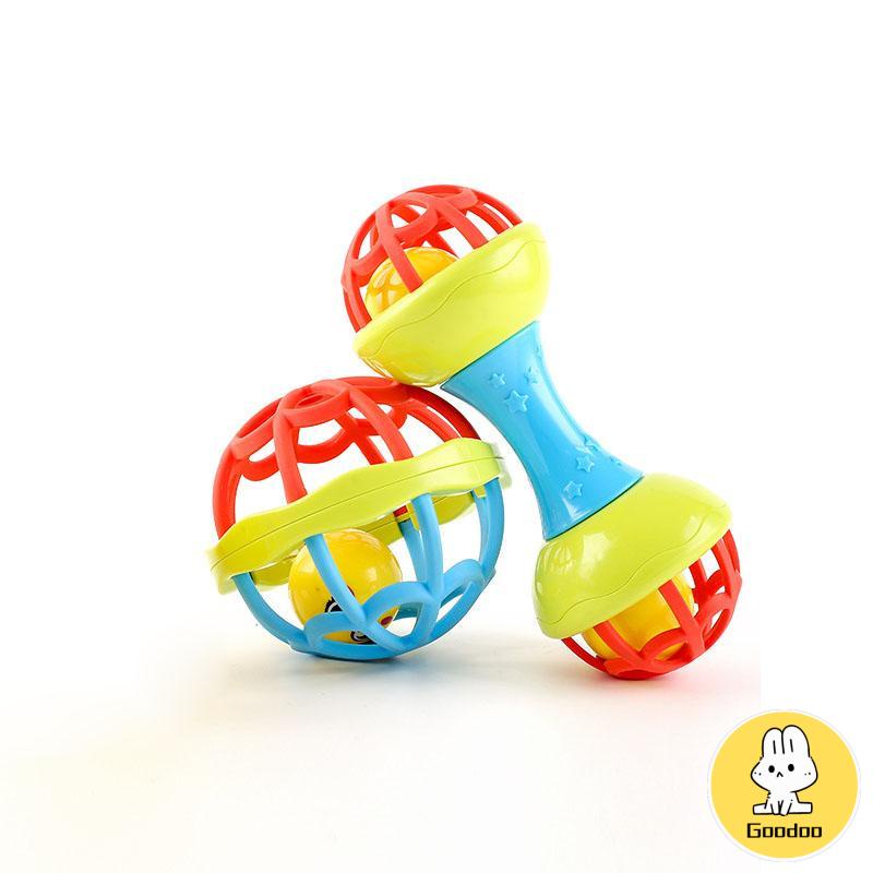 Baby Toy- Rattle Stick Teether Baby Mainan Bayi Music BPA Free Baby Toy Kado Gift Set Newborn -Doo