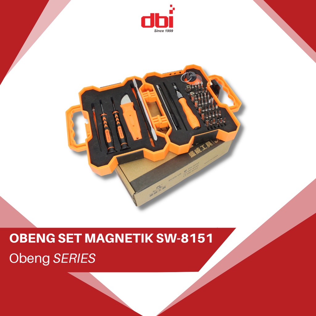 Obeng Set Magnetik SW-8151