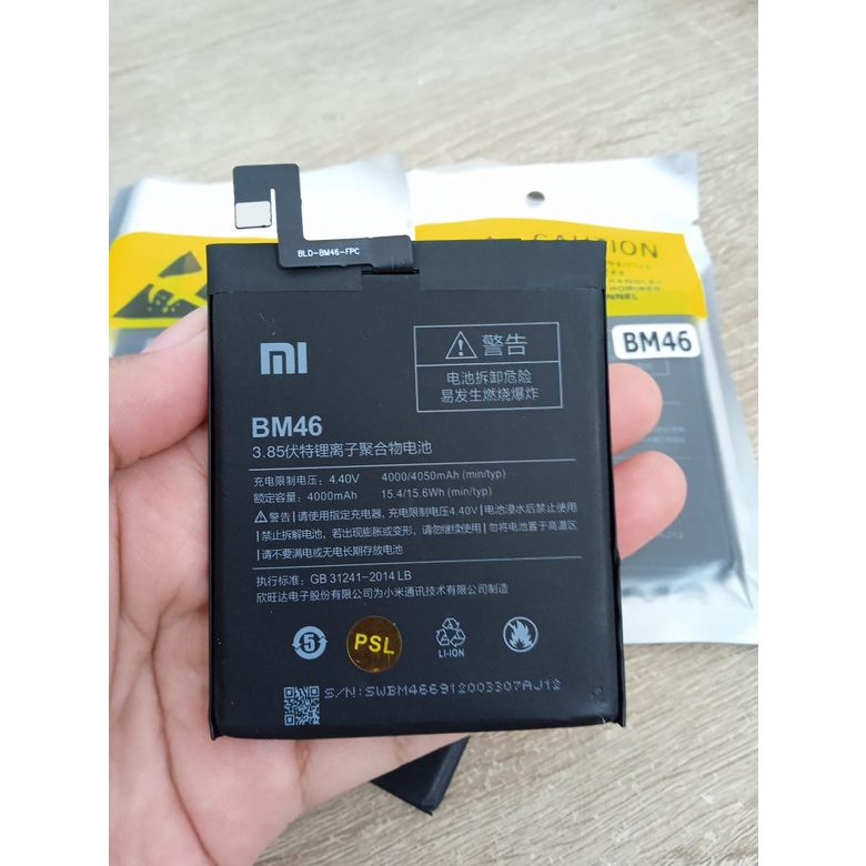 Baterai Batre Battery original Xiaomi Redmi Note 3// BM46 - XIAOMI BM46