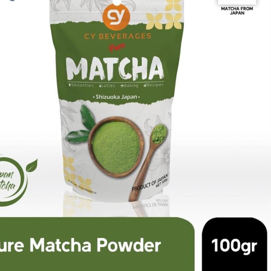 

Quality Control✅CY MATCHA POWDER 100% ORIGINAL JAPAN IMPORT GREEN TEA POWDER 100 GR|KD9