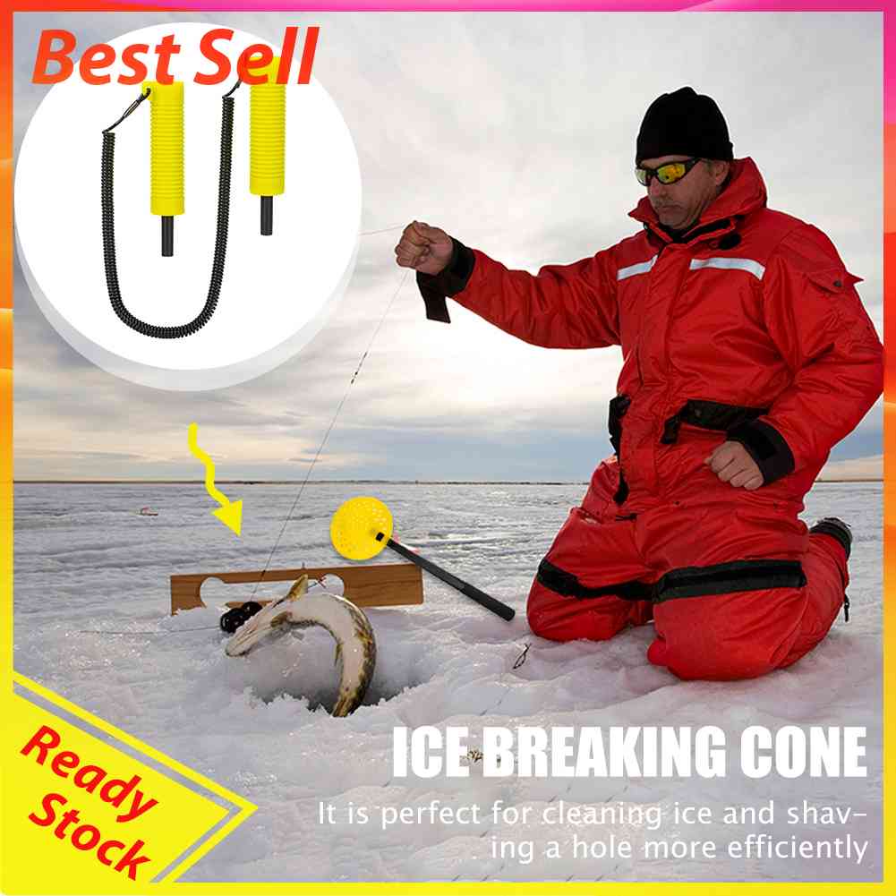 Winter Ice Fishing Ice Picks Retractable Ice Cone Safety Outdoor Fishing Tools
