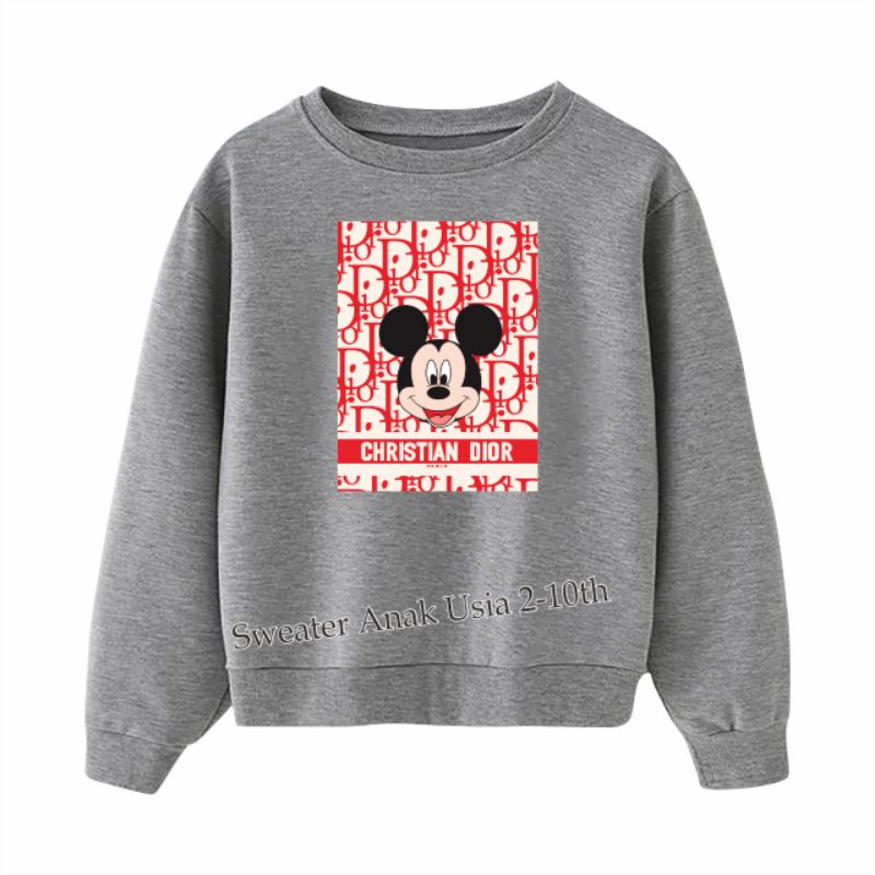 ((IB))SWEATER ANAK UNISEX/M1CK3Y DIGITAL SABLON