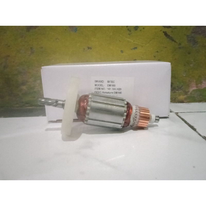 Armature DM160 RE For Bitec Original Part Angker Mesin Bor DM160RE original Part Bitec