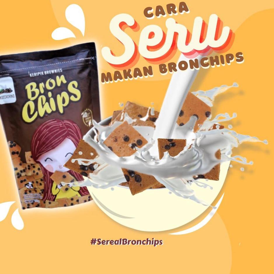 

kodet0T4f--Bron Chips 60gr Brownies Kering BronChips Halal All Varian Keju Kacang Greentea Chocochip Almond Keripik Coklat Mocachino