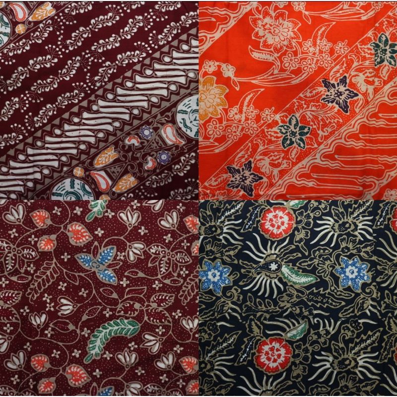 Jual Kain Batik Cap Tulis Solo Kombinasi Shopee Indonesia