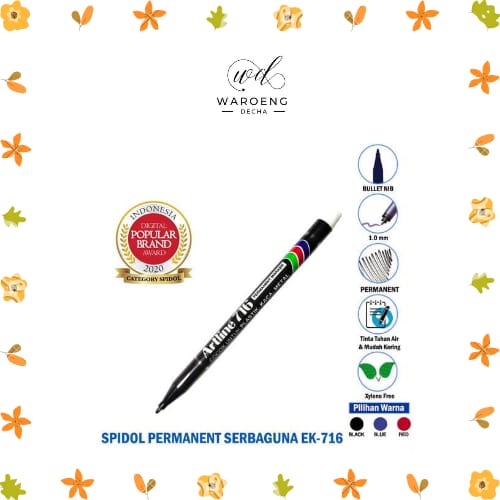 

SPIDOL ARTLINE PERMANENT MARKER EK-716