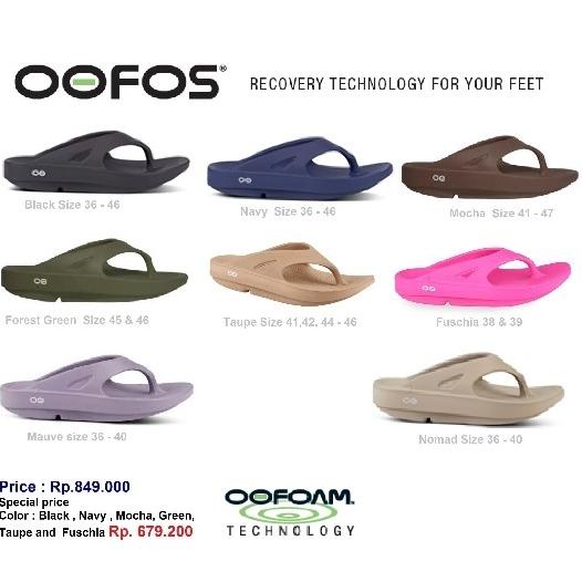 Oorigina Thong ( Sandal Oofos u. recovery dan Plantar Fascities)
