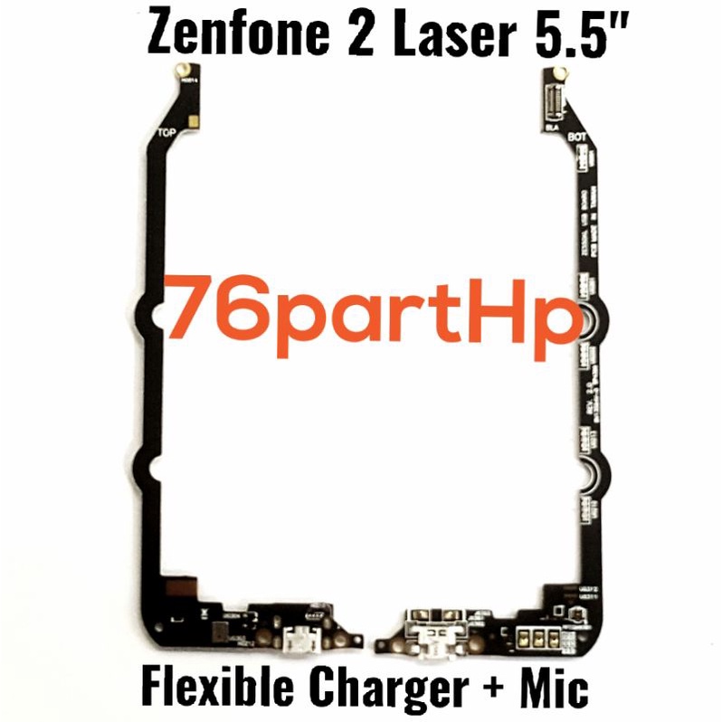 Ori Flexible Connector Cas &amp; Mic Asus Zenfone 2 Laser 5.5 - Flexible