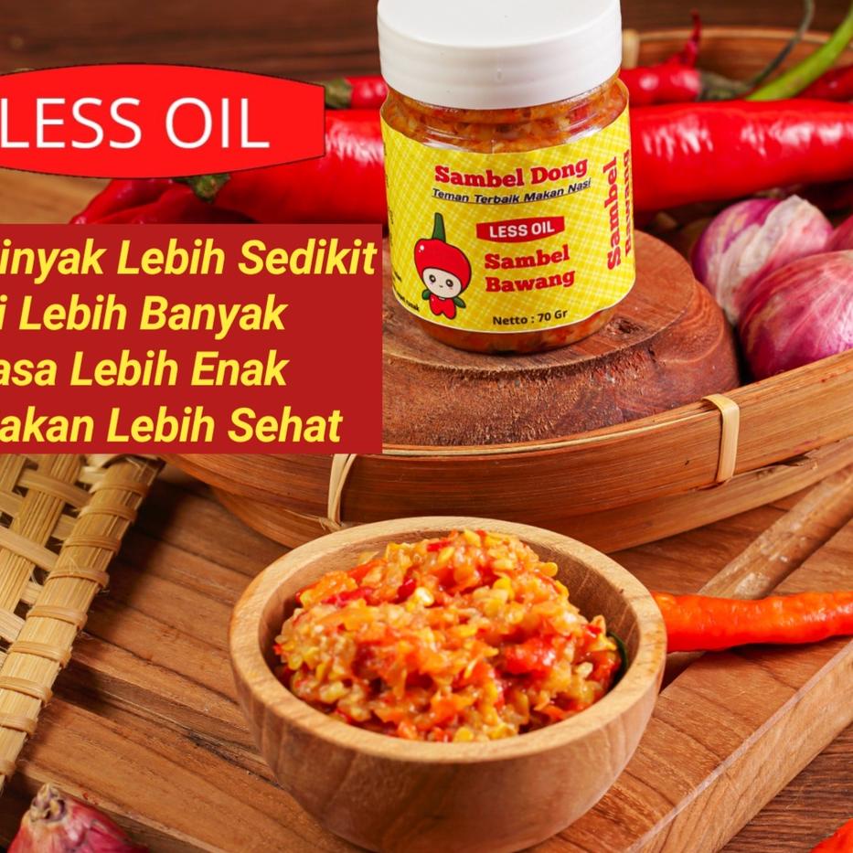 

kodeLl2L6--Sambal Bawang Botol Kecil Homemade, Less Oil, Enak Kualitas Premium, Isi Sebotol Penuh, Minyak Sedikit, Pedas Gurih Bikin Nagih, by SAMBEL DONG