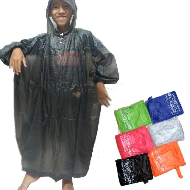 Jas Hujan Ponco Anak Remaja Elmondo Ceria 201 Praktis ‑ NU.18Oc22a