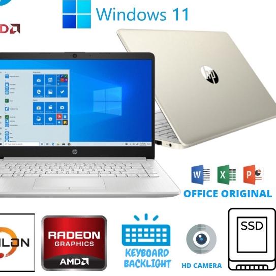 Z5l5K--HP 14S DK1524AU AMD ATHLON 3050 RAM8GB SSD512GB AMD RADEON™ Graphics WINDOWS 11 DAN OFFICE OR