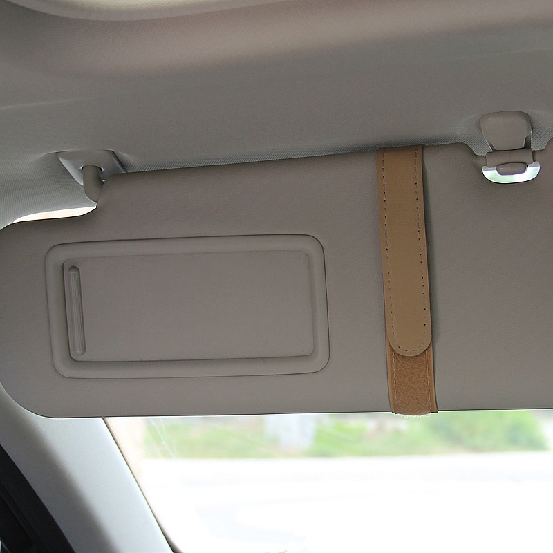 Tempat Kacamata Mobil Car Glasses Holder Case Mobil Multifungsi Sun Visor Ticket and Business Card Holder Organizer