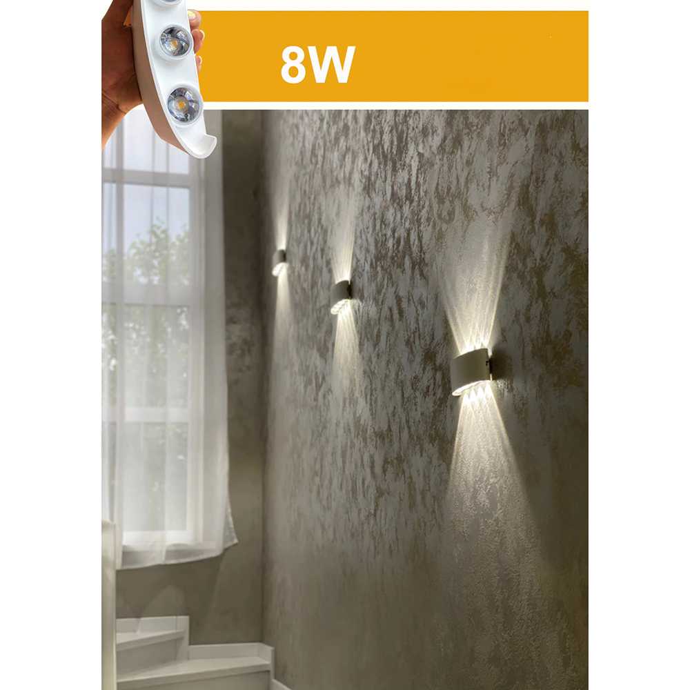 ARS - TaffLED Lampu Hias Dinding LED Aluminium 8W 8 LED Warm White - RL-B15