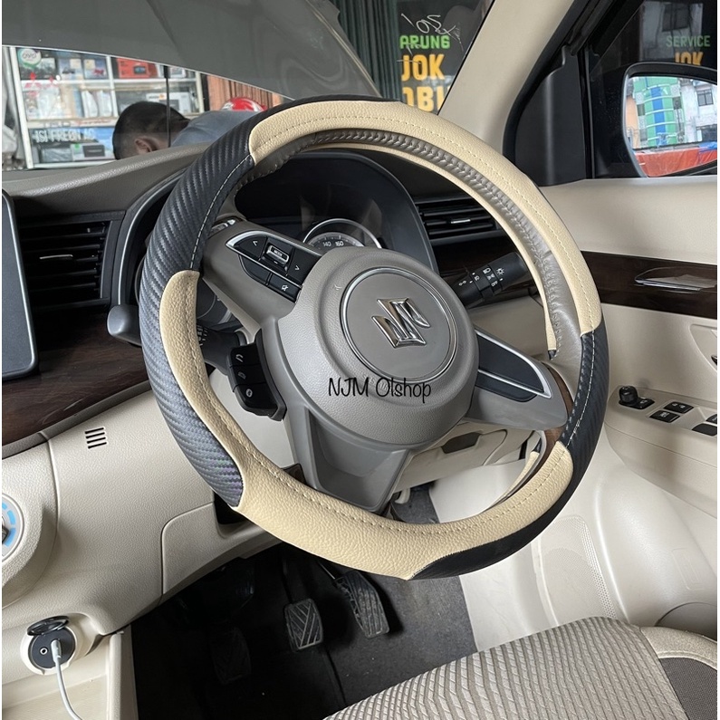 Sarung stir mobil APV - Colt Diesel - elf - Truk Canter / Cover stir mobil ukuran S &amp; L asli MBTech