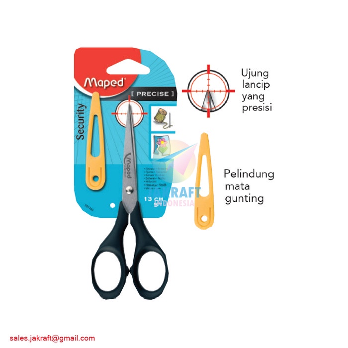 

Gaya Gunting Besi Runcing Lancip Pelindung 13 Cm Maped Pointed Scissors Cap Limited