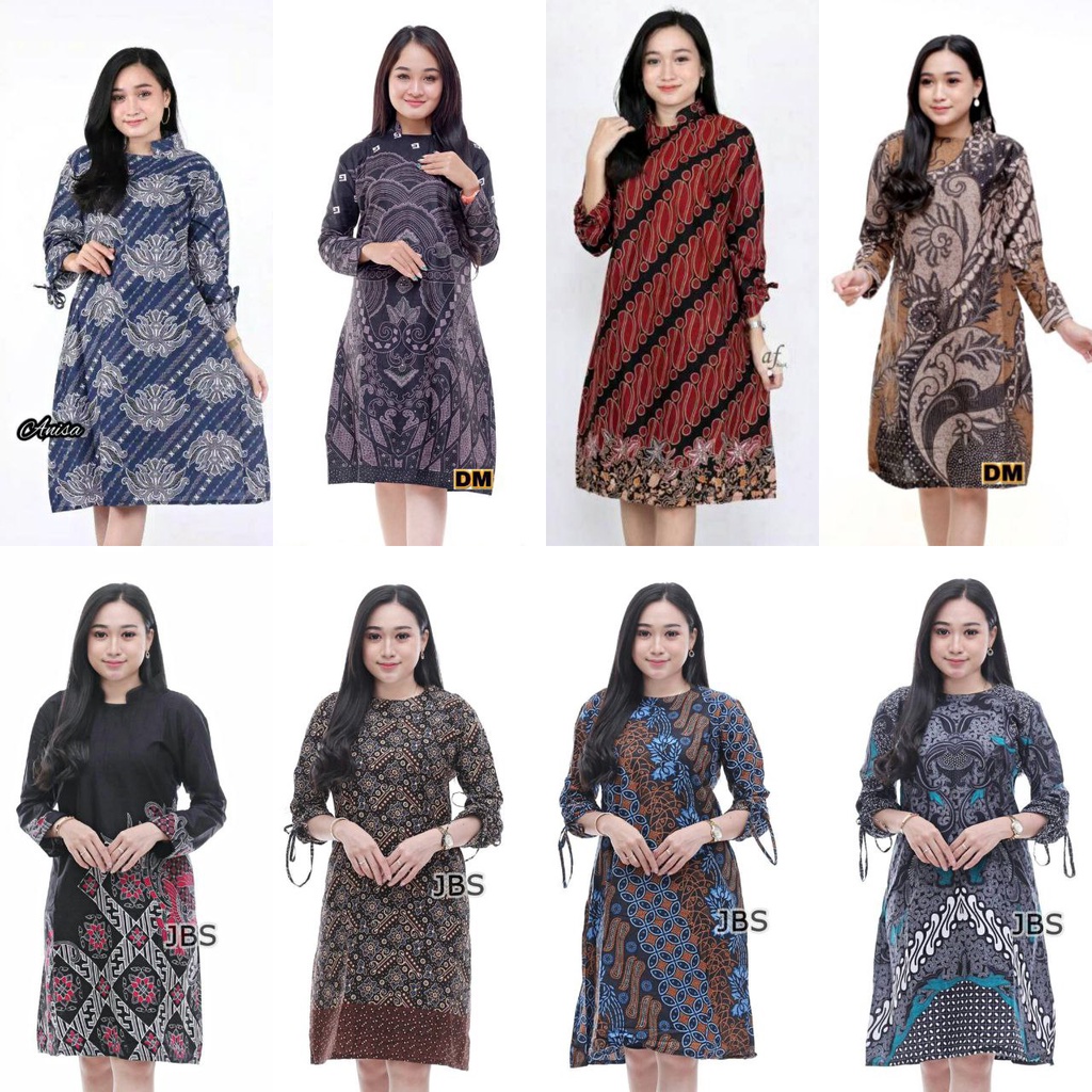 ORI BATIK WANITA TUNIK BATIK WANITA MOTIF TERBARU TERLARIS ATASAN BATIK WANITA SIZE M L XL XXL XXXL