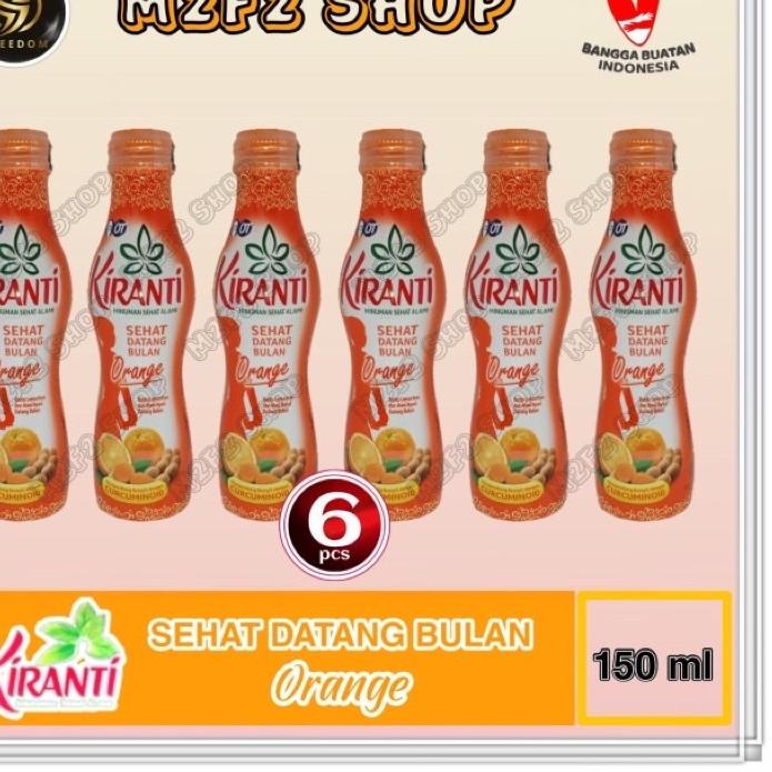 

9.9 Kiranti Minuman Kesehatan Datang Bulan Orange Juice | Jus Jeruk - 150 ml (Kemasan 6 Pcs) grosir