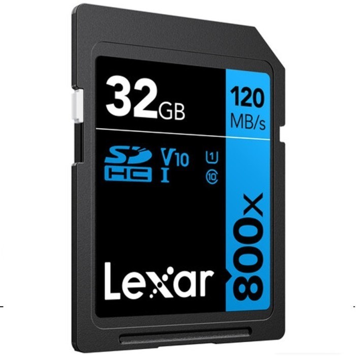 SD Card SDHC Lexar High-Performance 800x 32GB RW up to 120