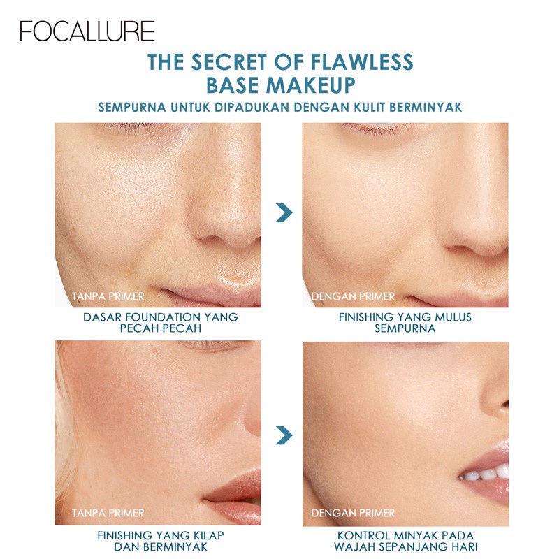 FOCALLURE BLURMAX Primer keep all day base makeup Untuk Wajah FA138