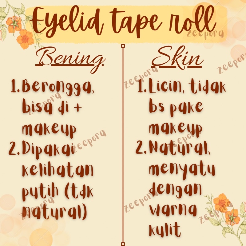 EYELID TAPE ROLL STIKER MATA SKOT SCOT LIPATAN MAKEUP SKINCARE PEMBESAR MATA ISI 600 PCS 300 PASANG TANPA LEM