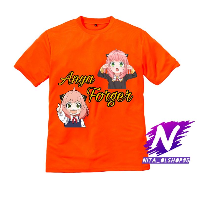 baju anak kaos anak anya forger baju anak anime spy x family anyar lucu
