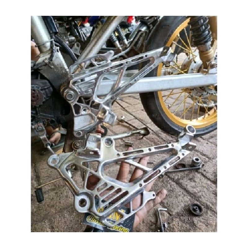 Power footstep tiger lama coak POWER FOOT STEP BOSTEP BASTEP PIJAKAN KAKI BELAKANG PNP HEREX HONDA TIGER LAMA TILAM TILAS COAK CUSTOM