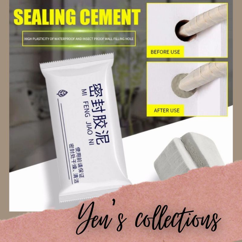 Sealing cement seal dempul Instant tambal dinding tembok pipa lubang serbaguna waterproof