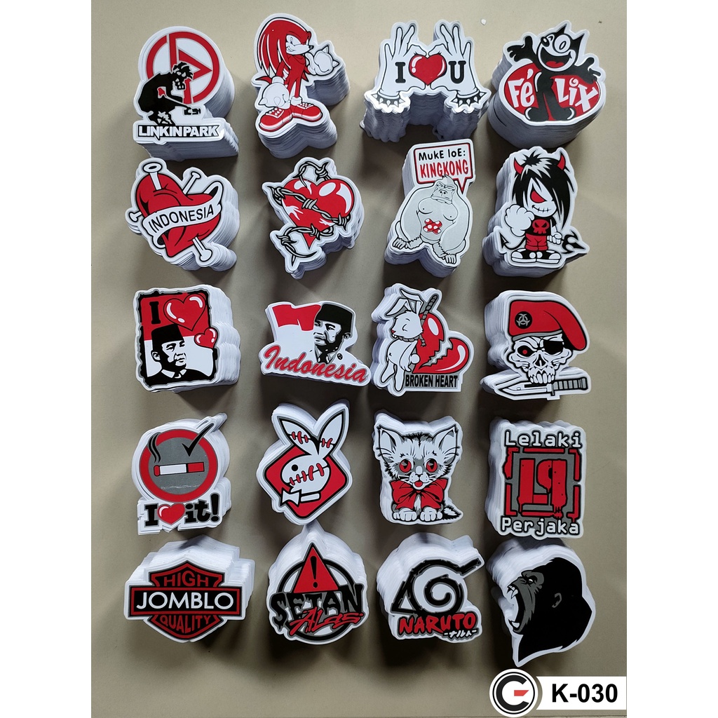 

STICKER PACK ISI 20 pcs. STIKER KARAKTER , STIKER UNIK, STICKER SABLON, STIKER LUCU, STIKER MURAH. STIKER HP.