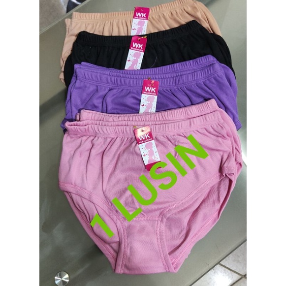 12 PCS/ LUSINAN/ Celana Dalam Wanita JUMBO Zb tua