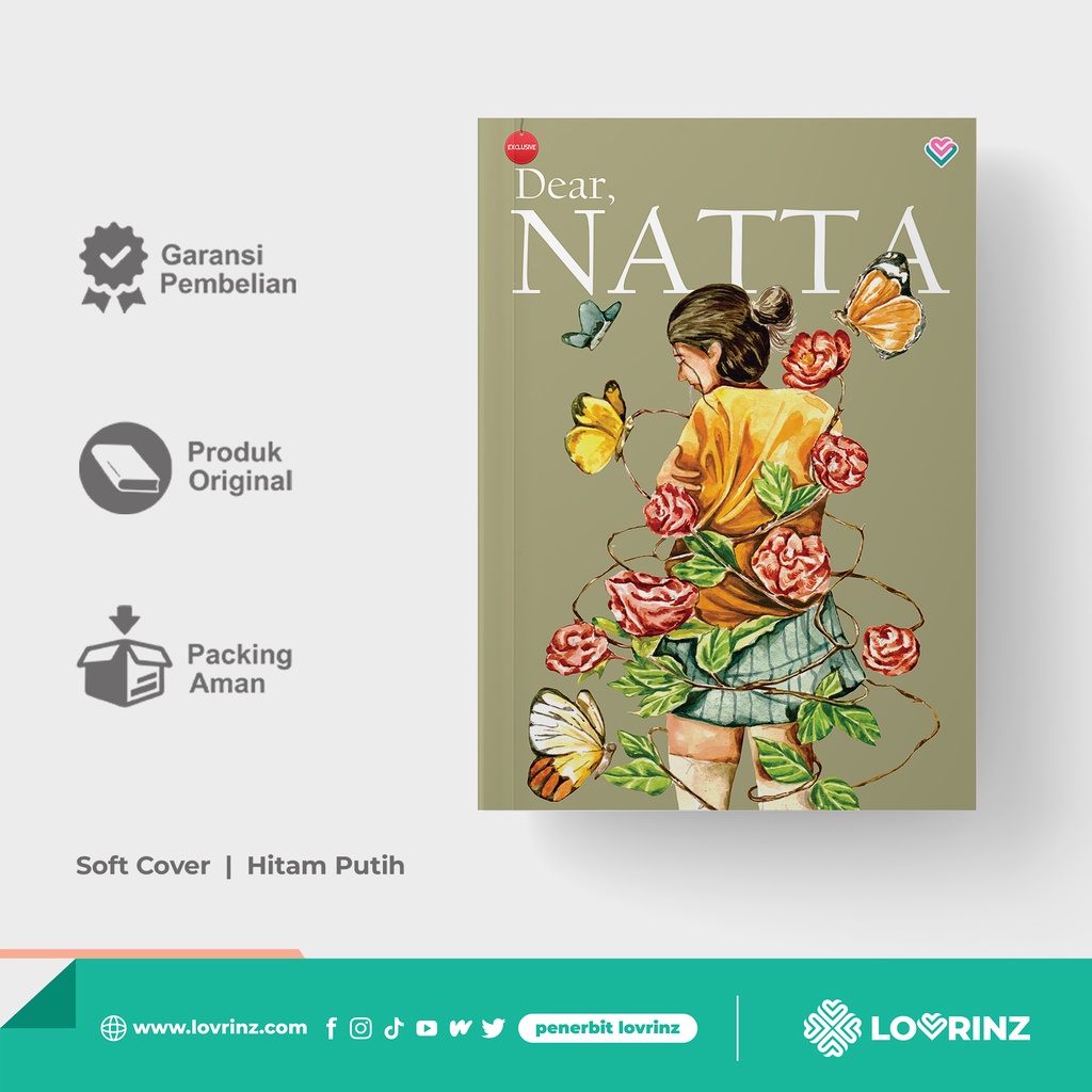 Buku Novel Dear Natta Original Penerbit LovRinz - By Tenderlova