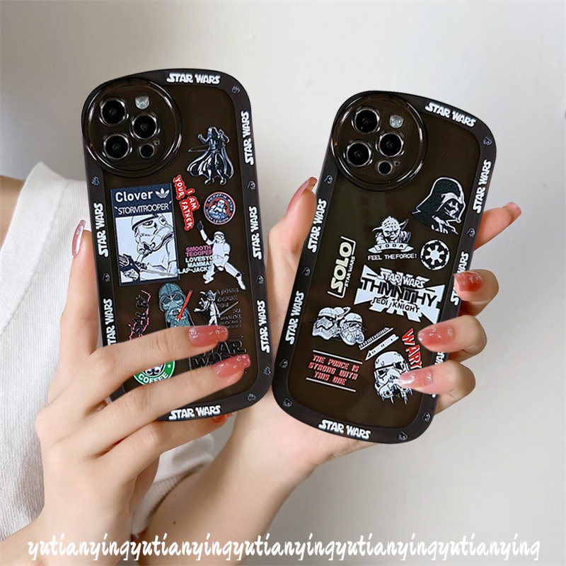 Soft Case TPU Motif Star Wars Untuk iPhone 7 8 Plus 11 13 12 Pro MAX XR 6 6s XS MAX X SE 2020